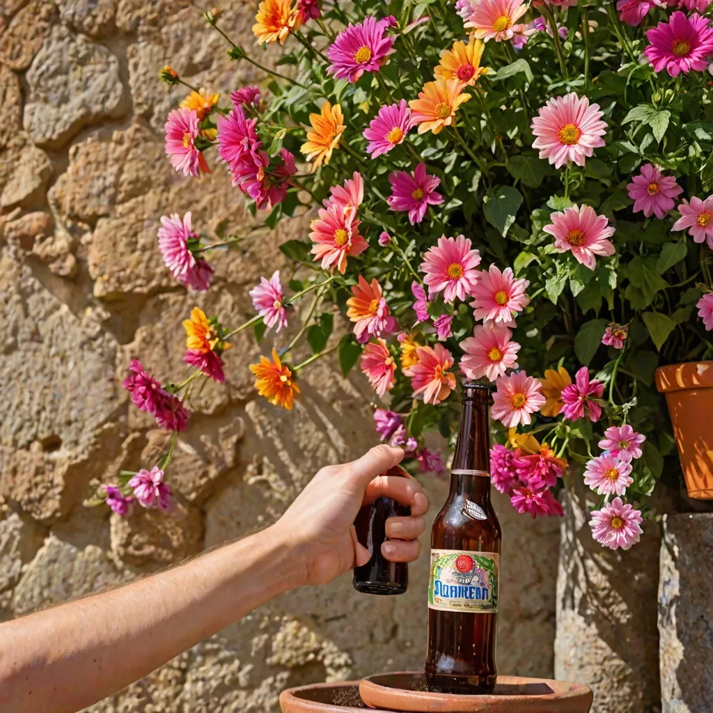 Piwo do kwiatów - nietypowy sposób na bujne rośliny