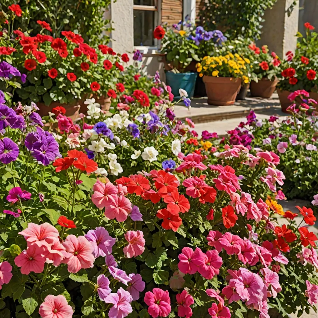 Kwiaty na taras długo kwitnące - najlepsze propozycje