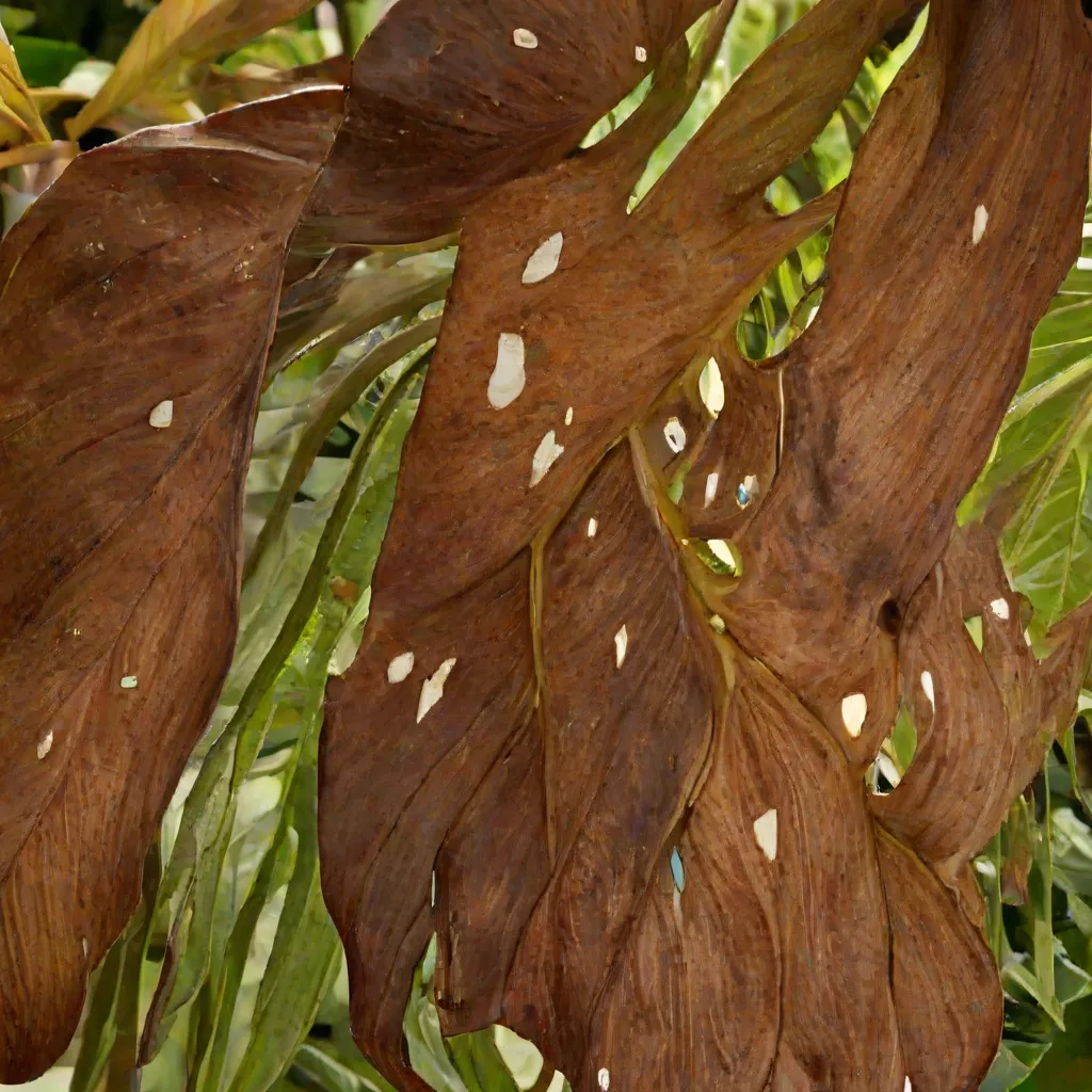Brązowe plamy na liściach monstery - co oznaczają i jak je leczyć?