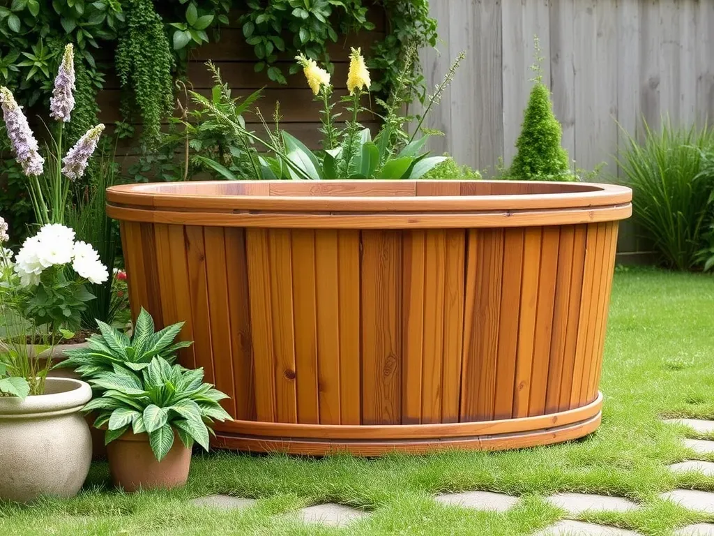 montaż balii ogrodowej