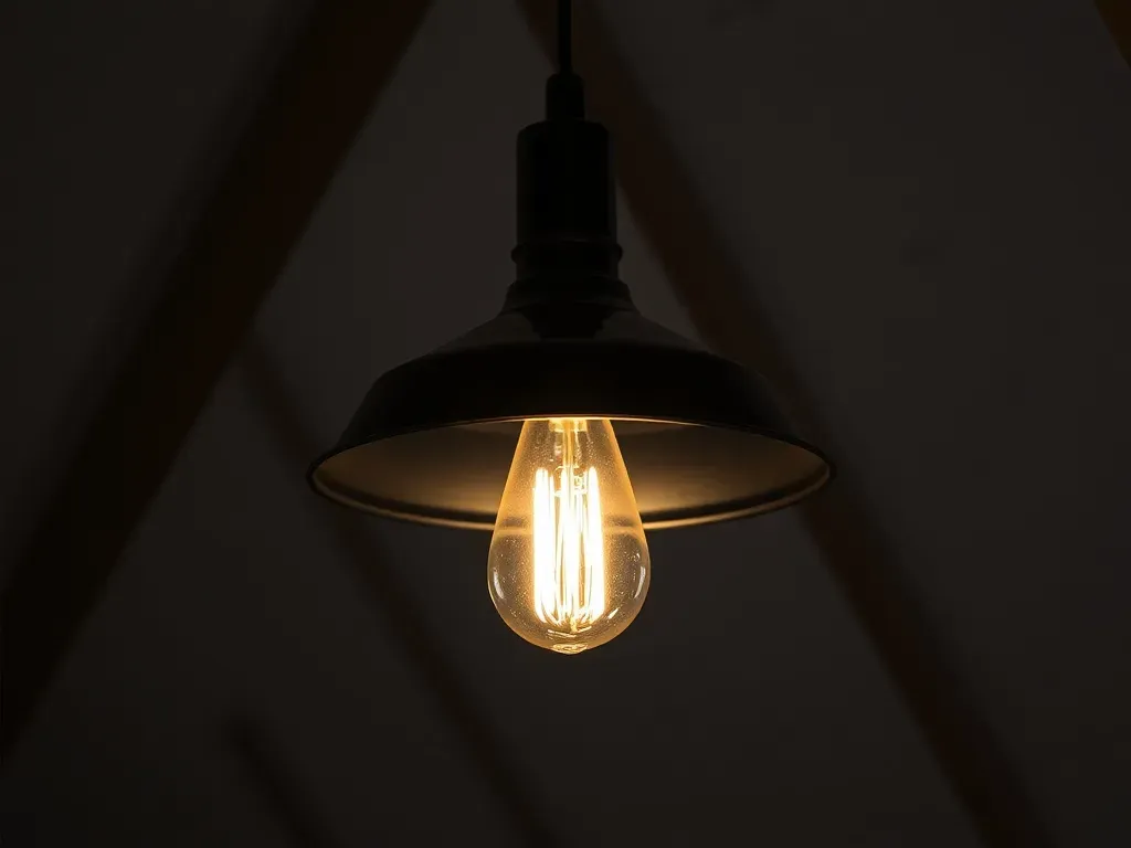 Światło w stylu loft